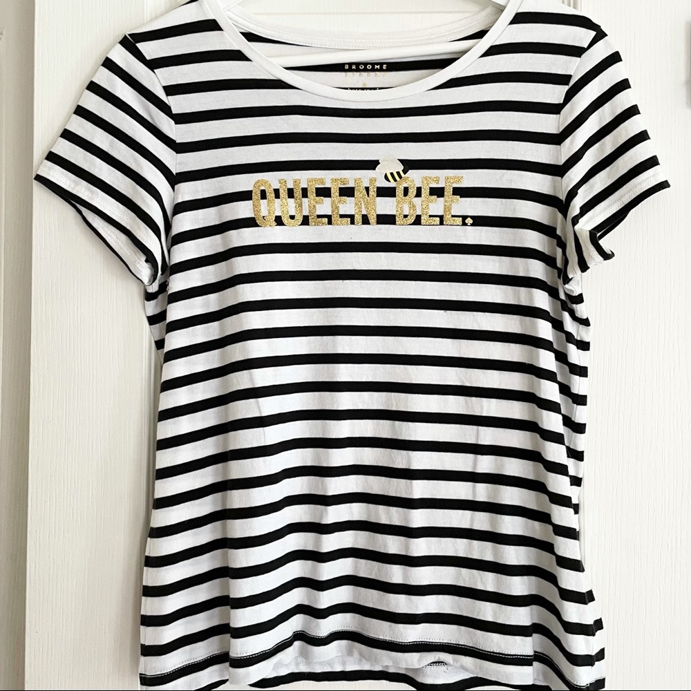 Kate Spade Queen Bee Short Sleeve Top